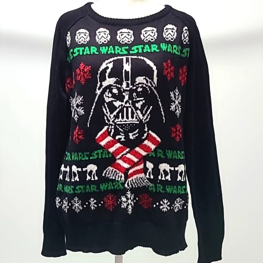 Star Wars Christmas Sweater NWT Ugly Christmas Sweater - Picture 1 of 12